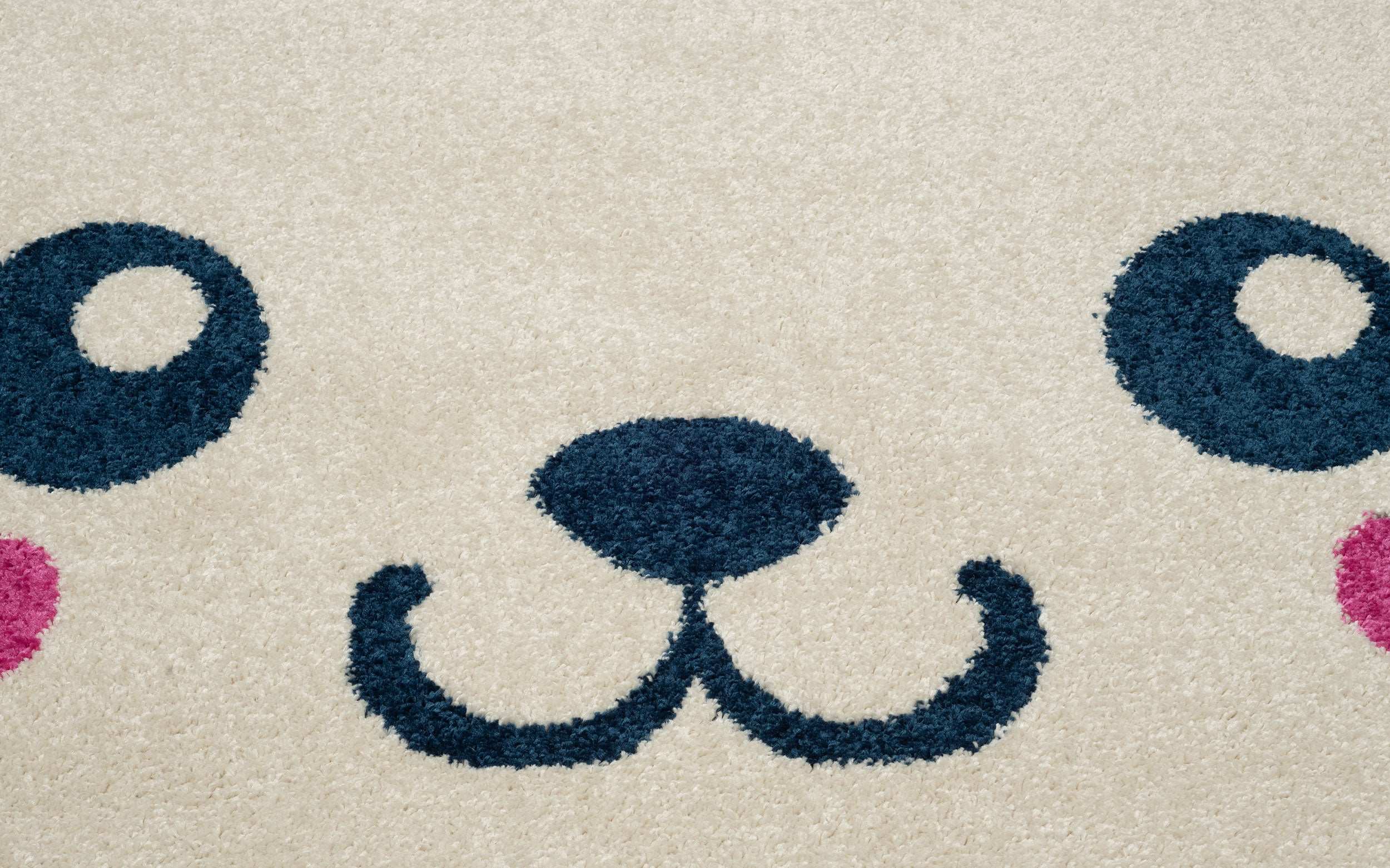 Modern Children's Room Rug Grey/Cream Polypropylene Rectangular - Emily 2322A