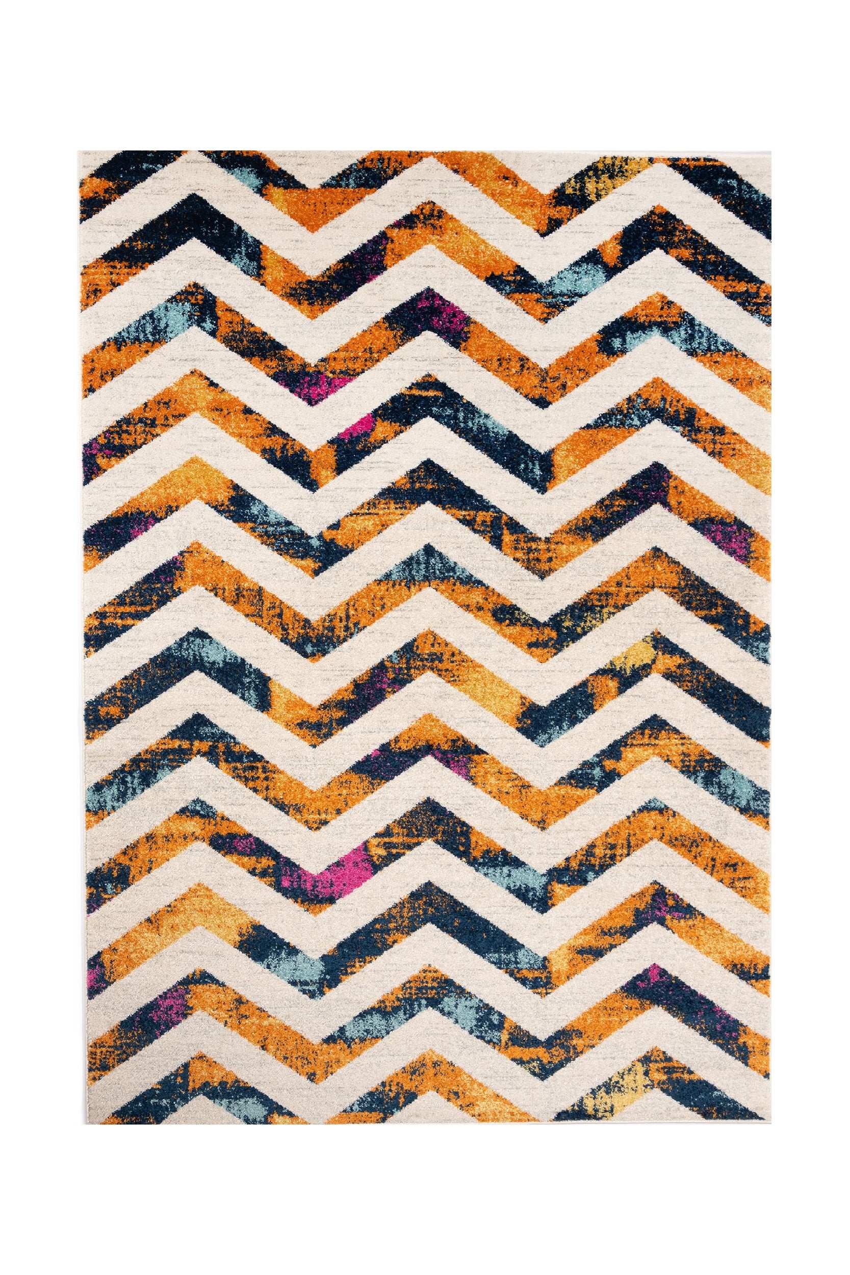 Modern Children's Room Rug Grey/Multicolor Polypropylene Rectangular - Emily 2353A