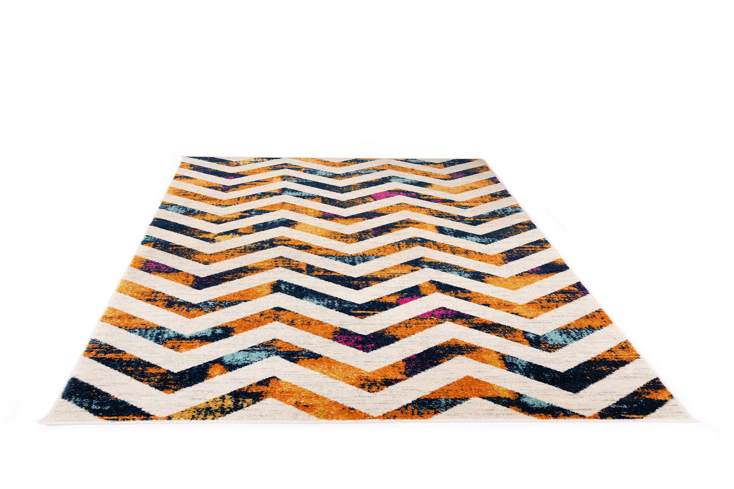 Modern Children's Room Rug Grey/Multicolor Polypropylene Rectangular - Emily 2353A