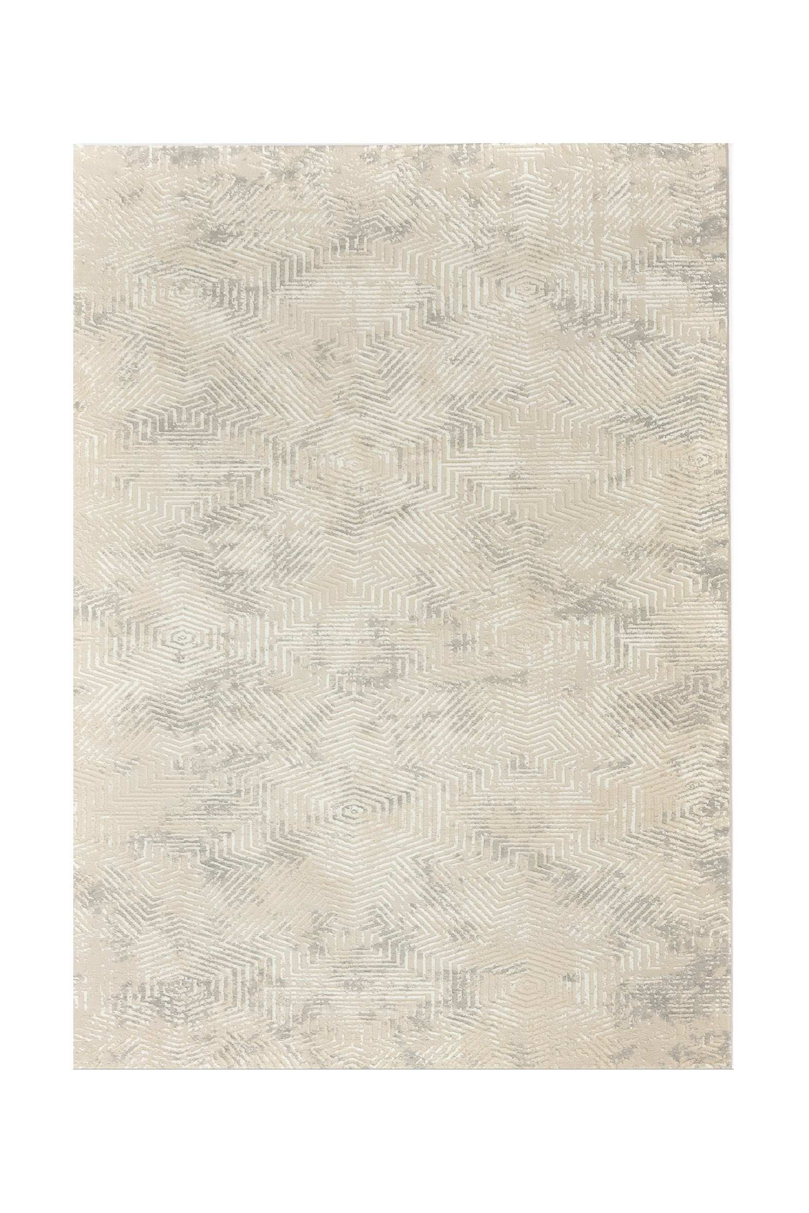 Modern Living Room Carpet Beige/Grey Polyester/Polypropylene SilaLux 2990A
