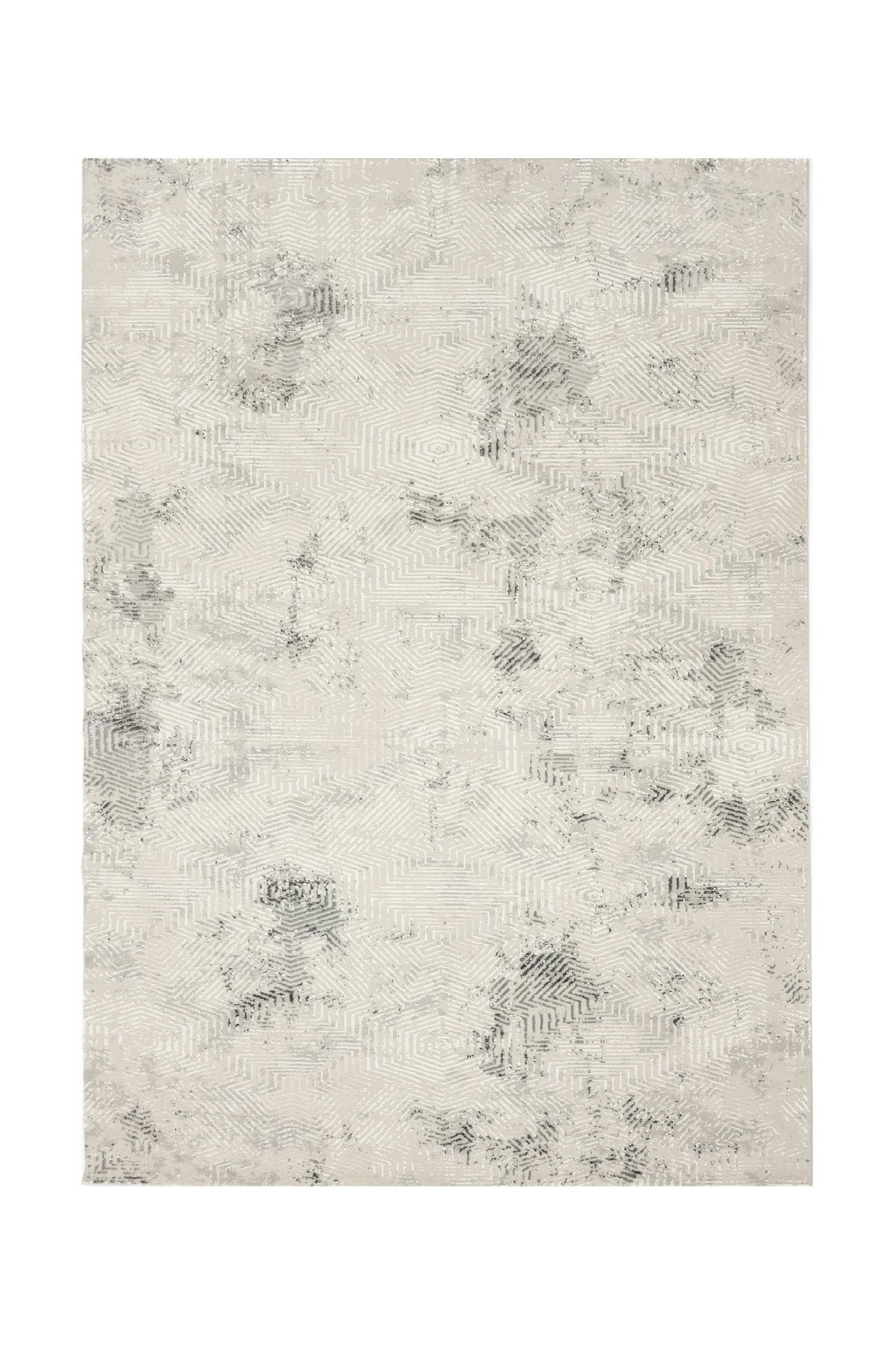Modern/Abstract Living Room Carpet Grey Polyester/Polypropylene SilaLux 2990A