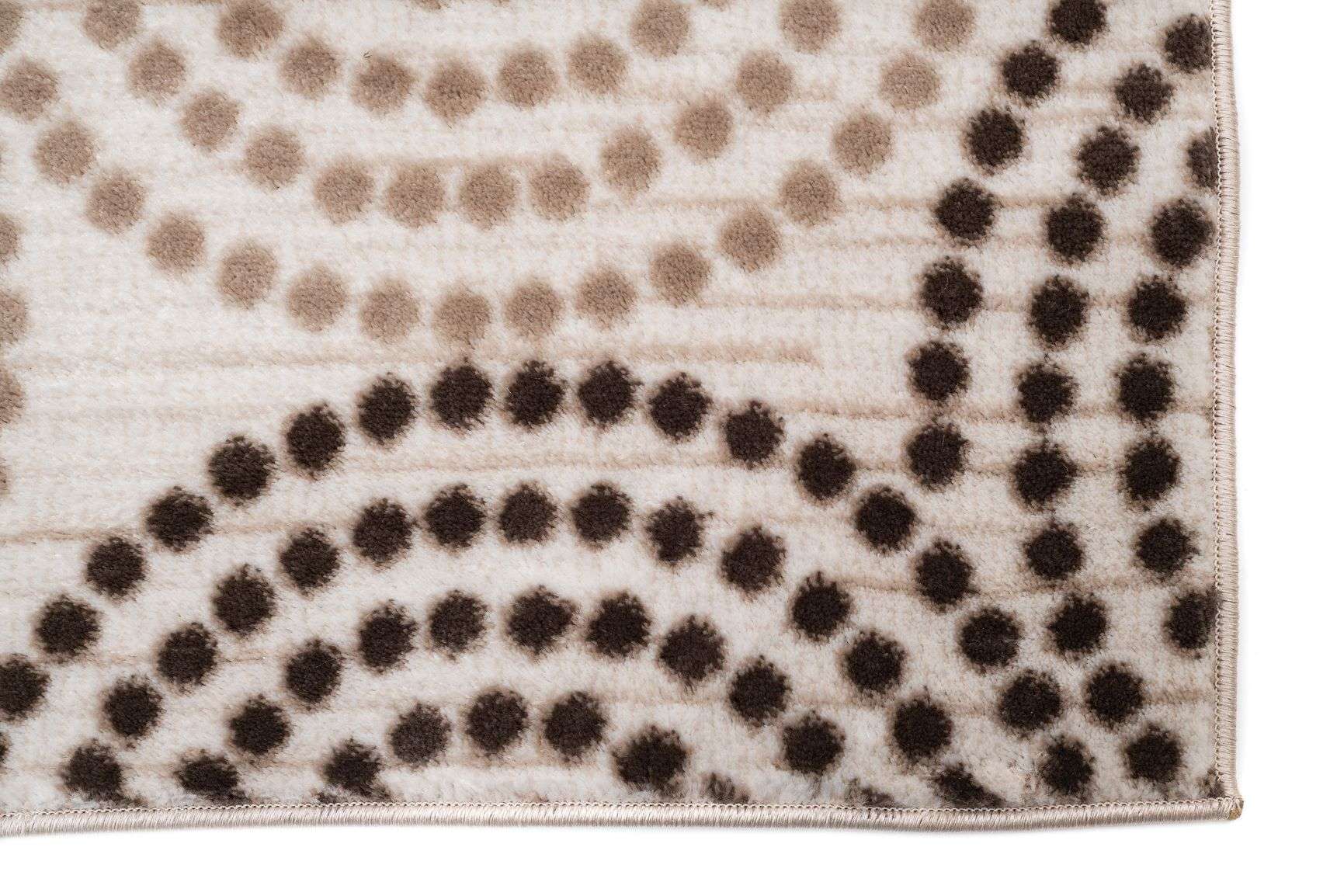 Modern Cream Polypropylene Kitchen Rug Festival 7041B