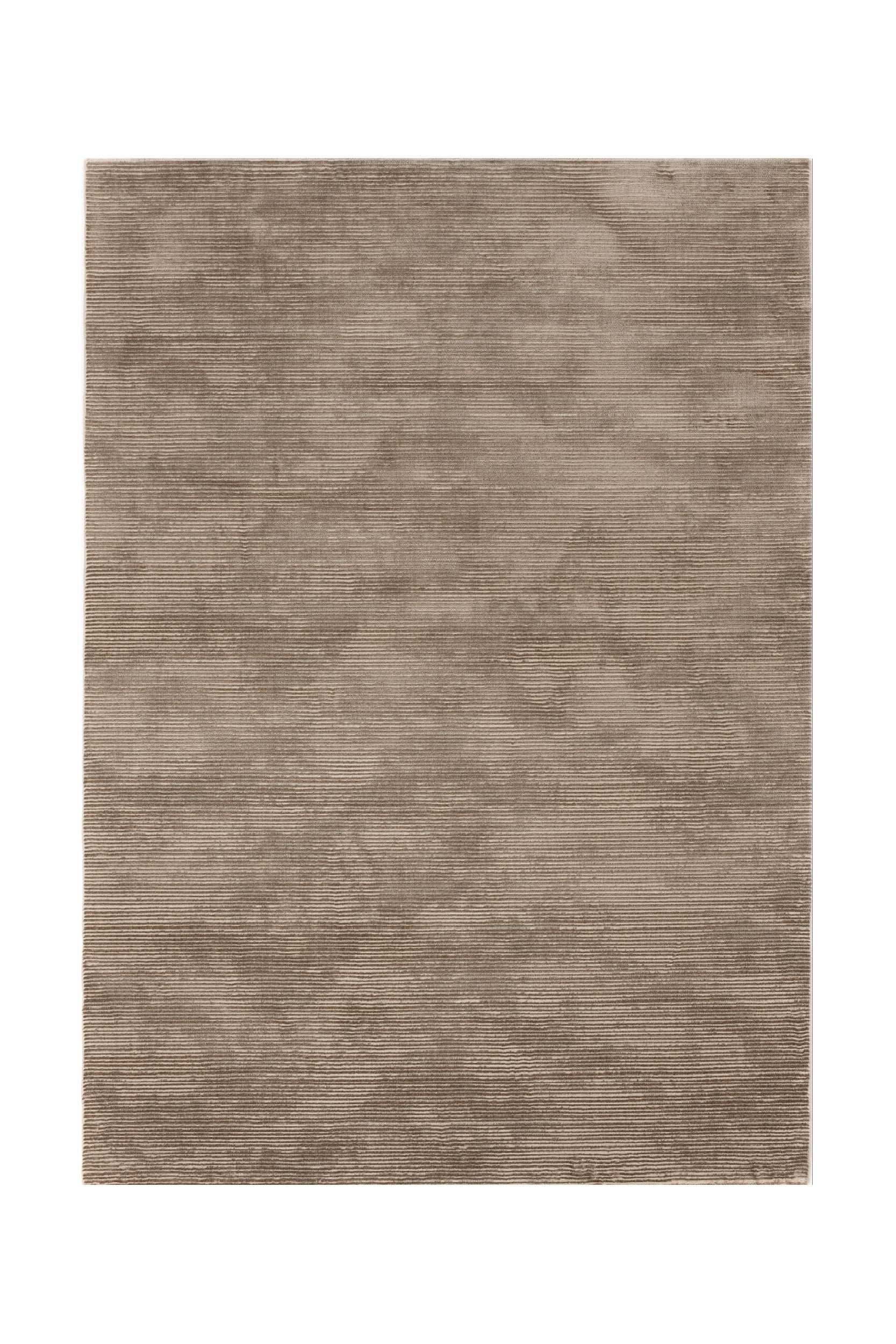 Modern Kitchen Rug Beige Polyester/Polypropylene SilaLux 5605A