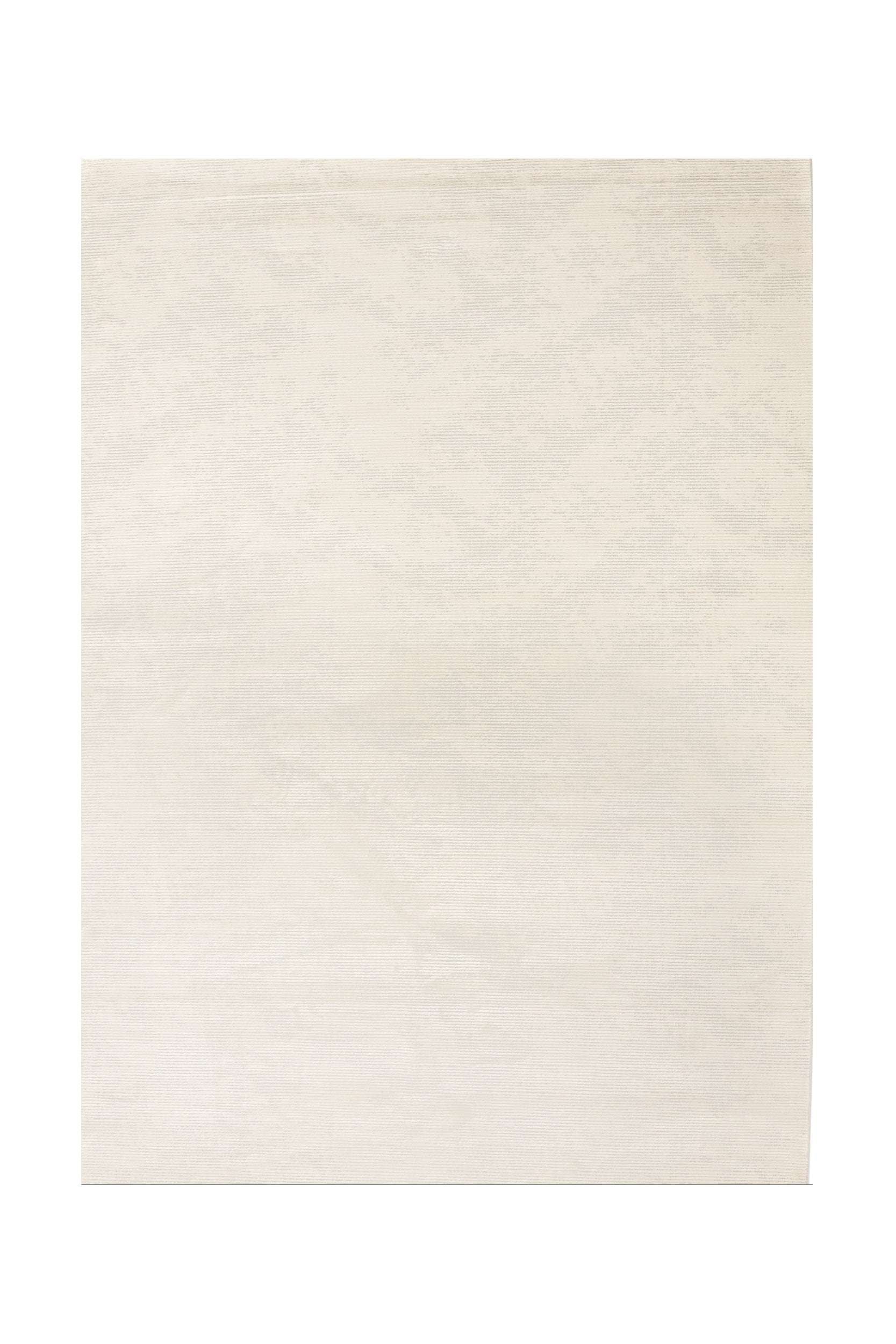 Modern Living Room Carpet Cream/Grey Polyester/Polypropylene SilaLux 5605A