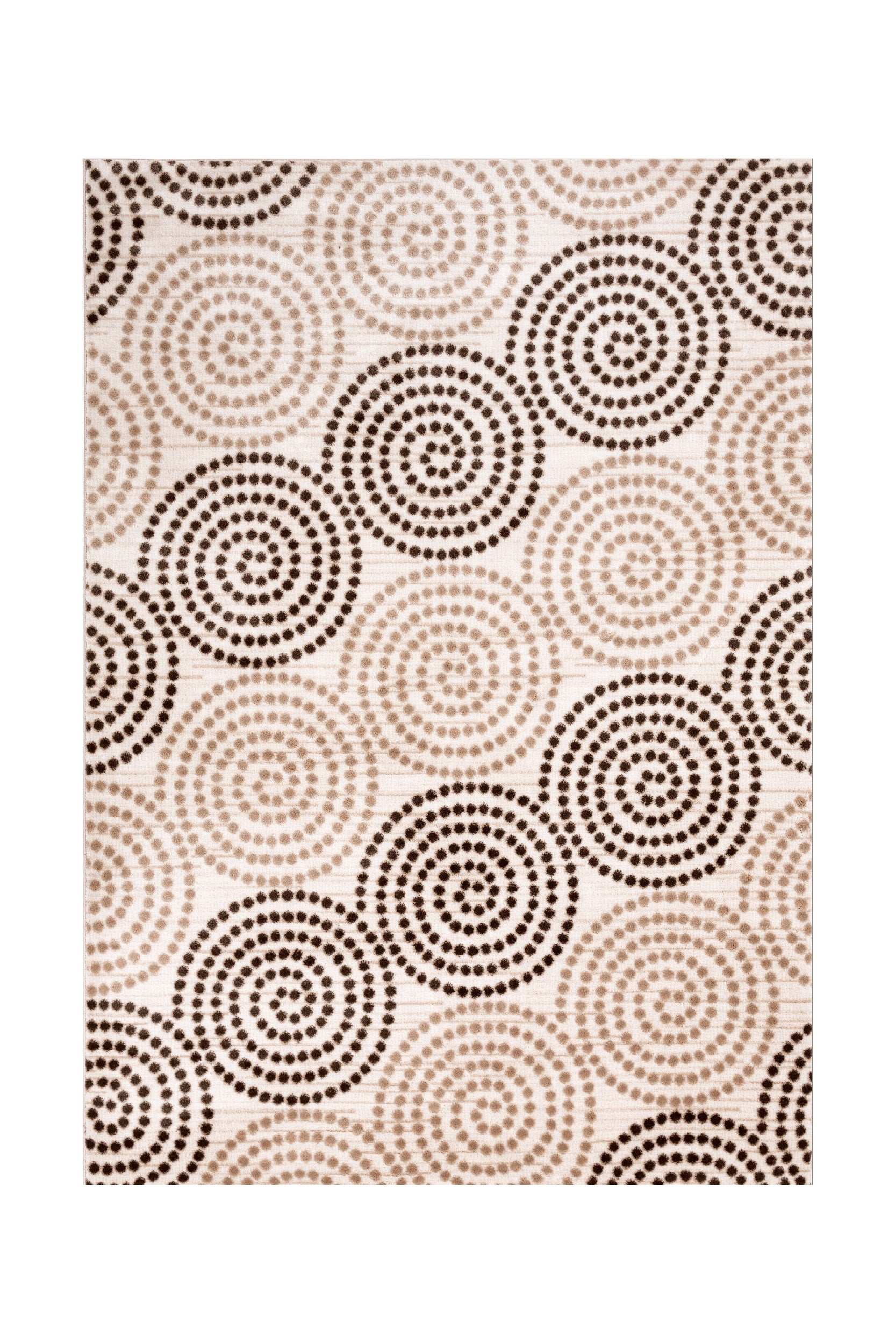 Modern Cream Polypropylene Kitchen Rug Festival 7041B