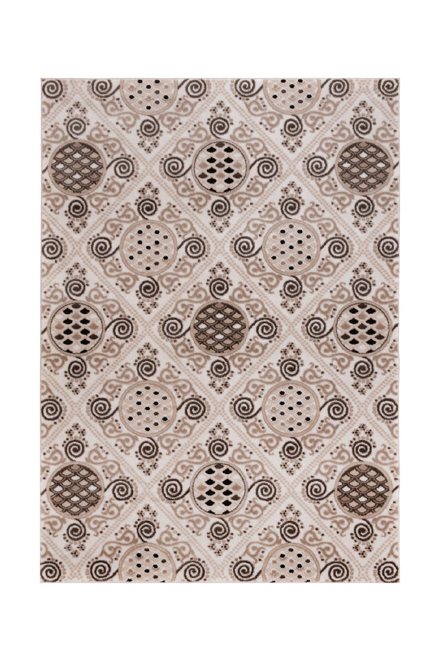 Modern Living Room/Children's Room Carpet Beige Polypropylene Festival 7066B