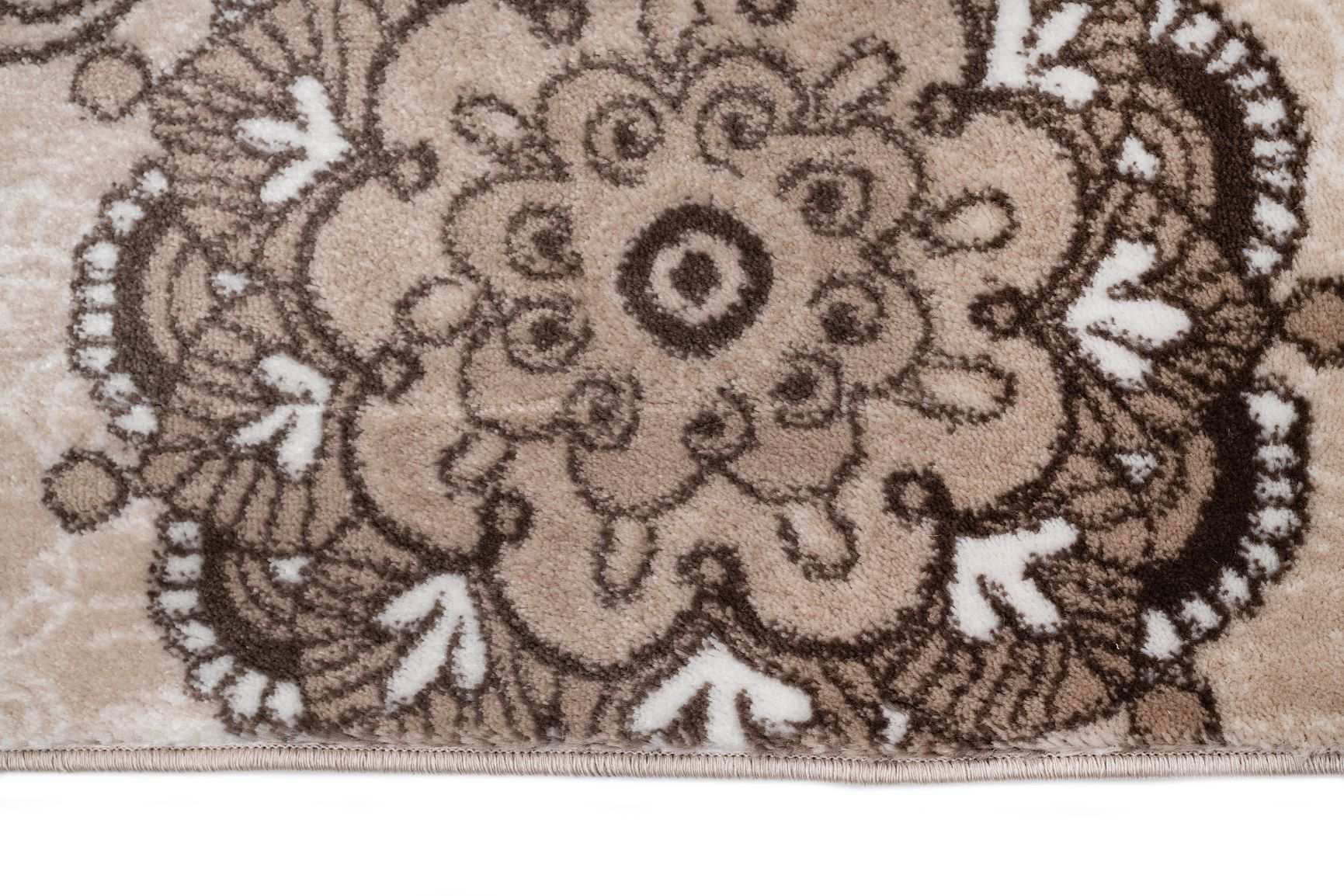 Modern Beige Polypropylene Kitchen Rug Festival 7349B