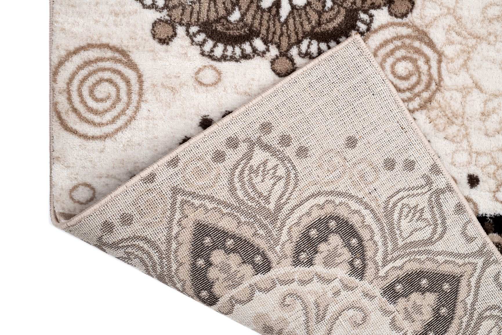 Modern Beige Polypropylene Kitchen Rug Festival 7349B