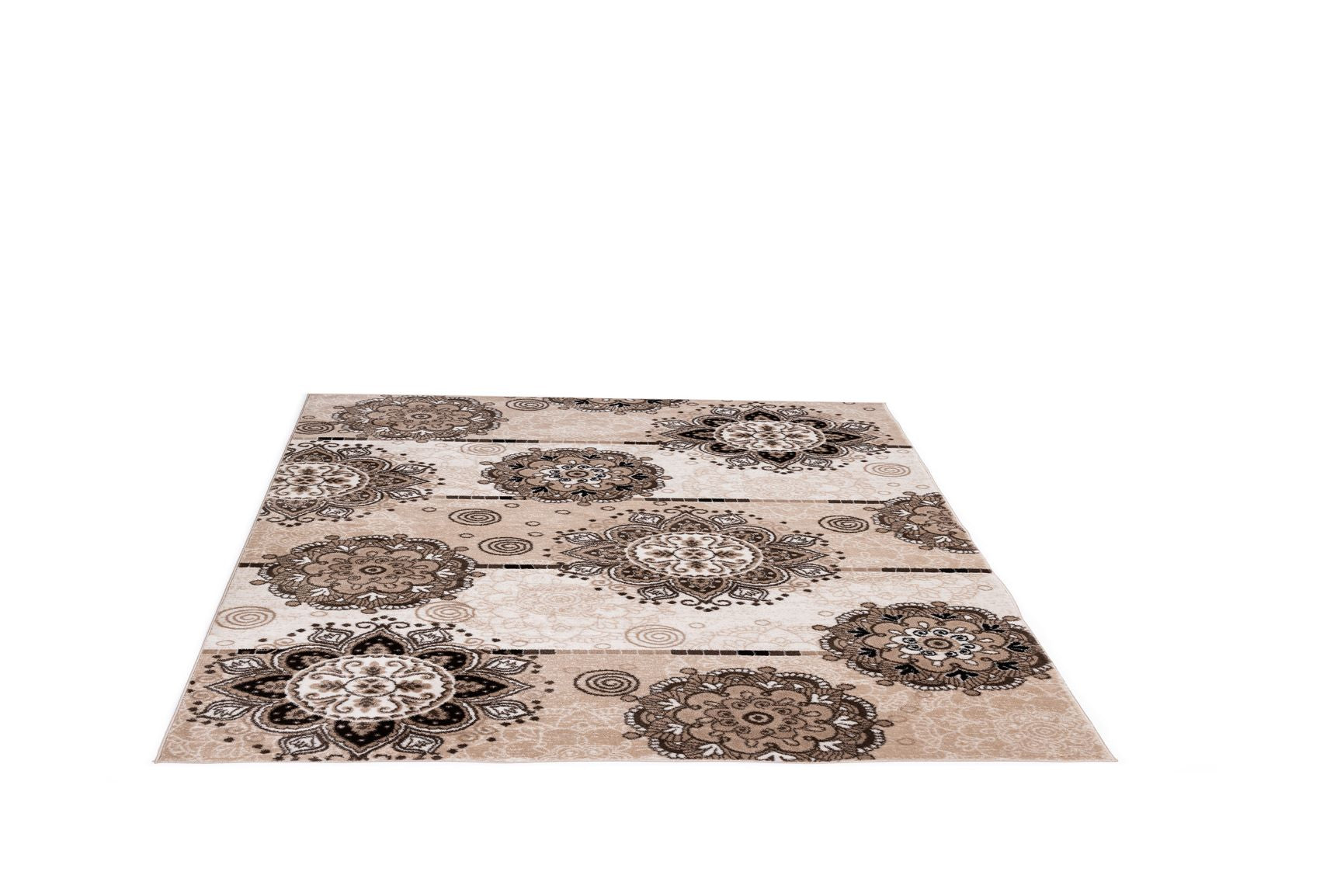 Modern Beige Polypropylene Kitchen Rug Festival 7349B