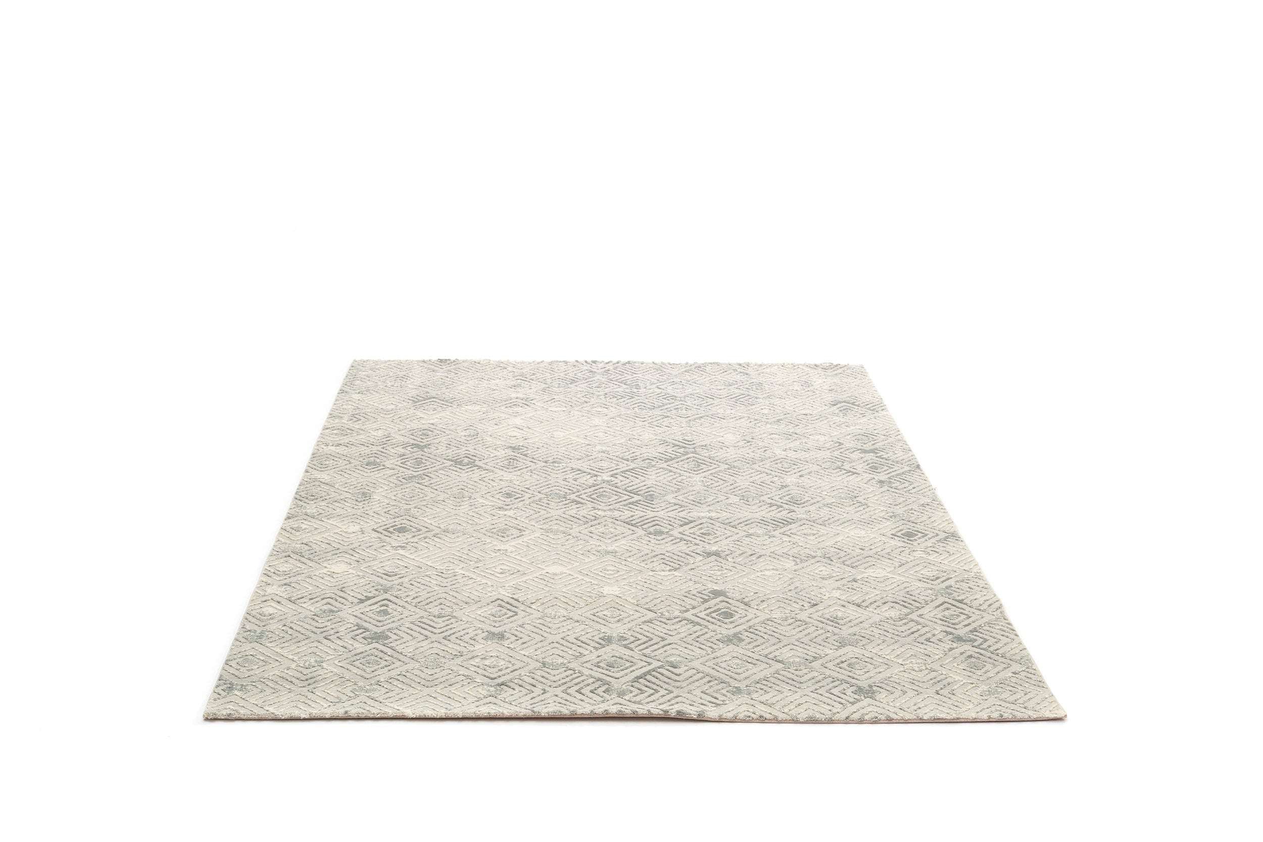 Modern/Abstract Kitchen Rug Grey Polyester/Polypropylene SilaLux 4940A
