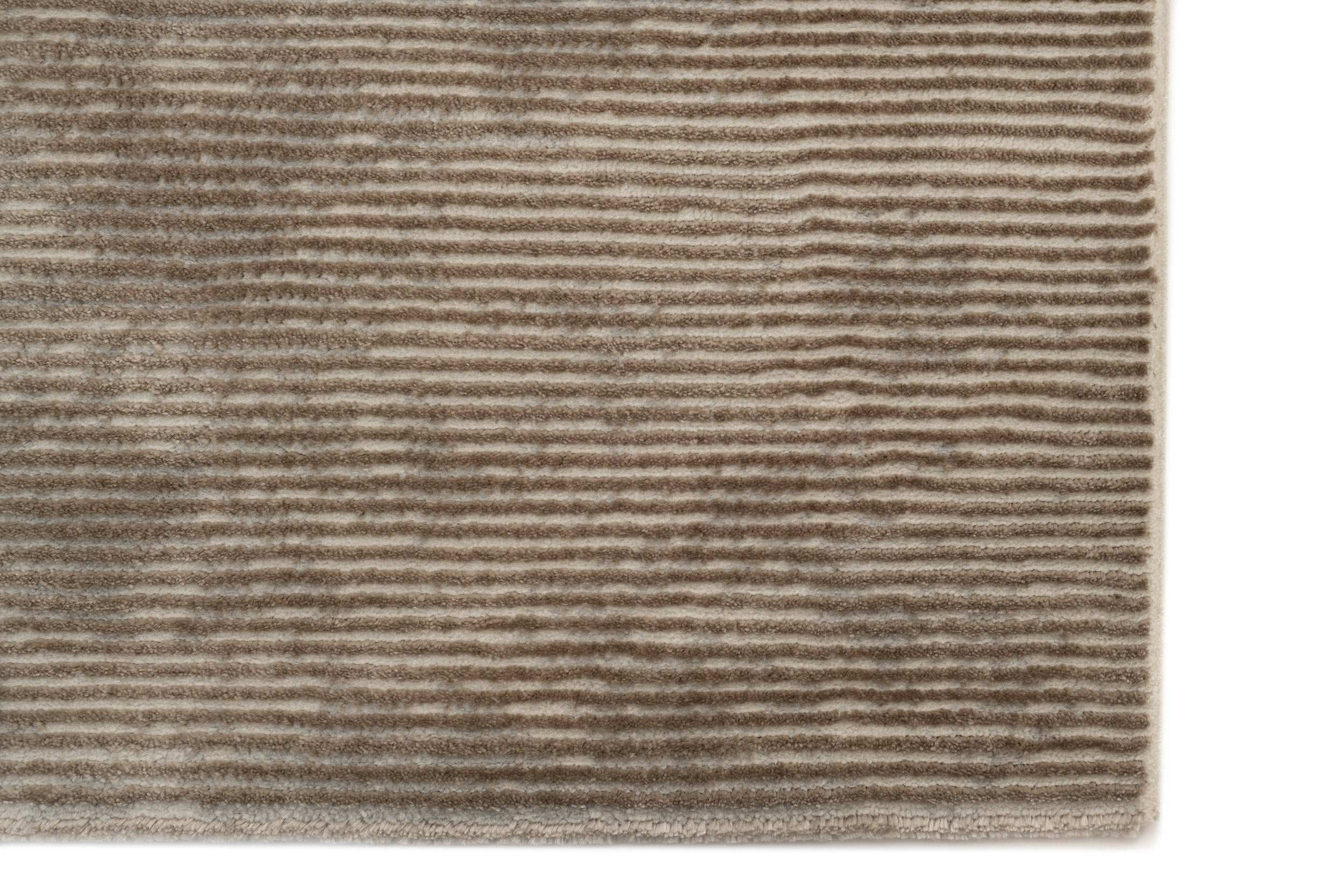 Modern Kitchen Rug Beige Polyester/Polypropylene SilaLux 5605A