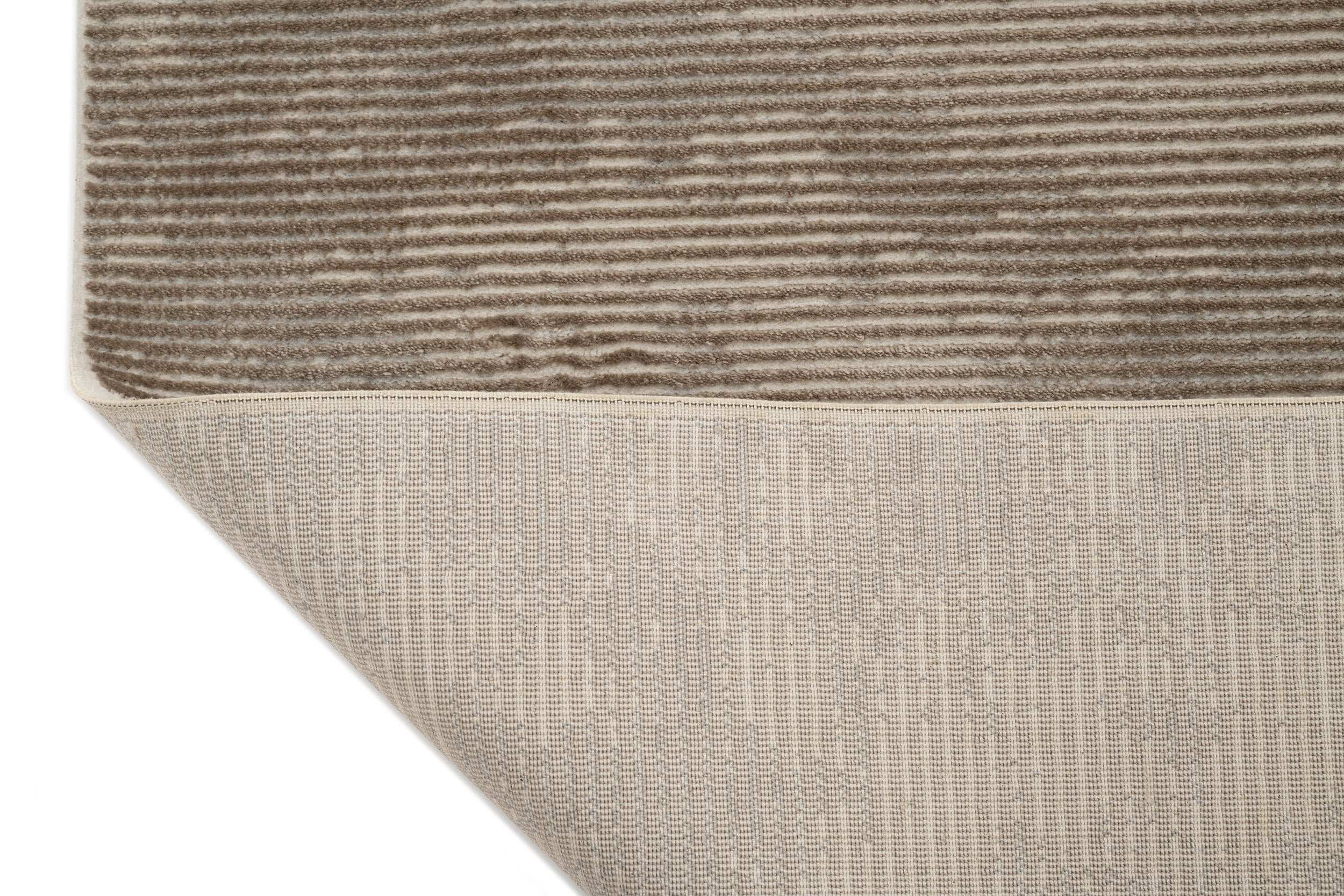 Modern Kitchen Rug Beige Polyester/Polypropylene SilaLux 5605A