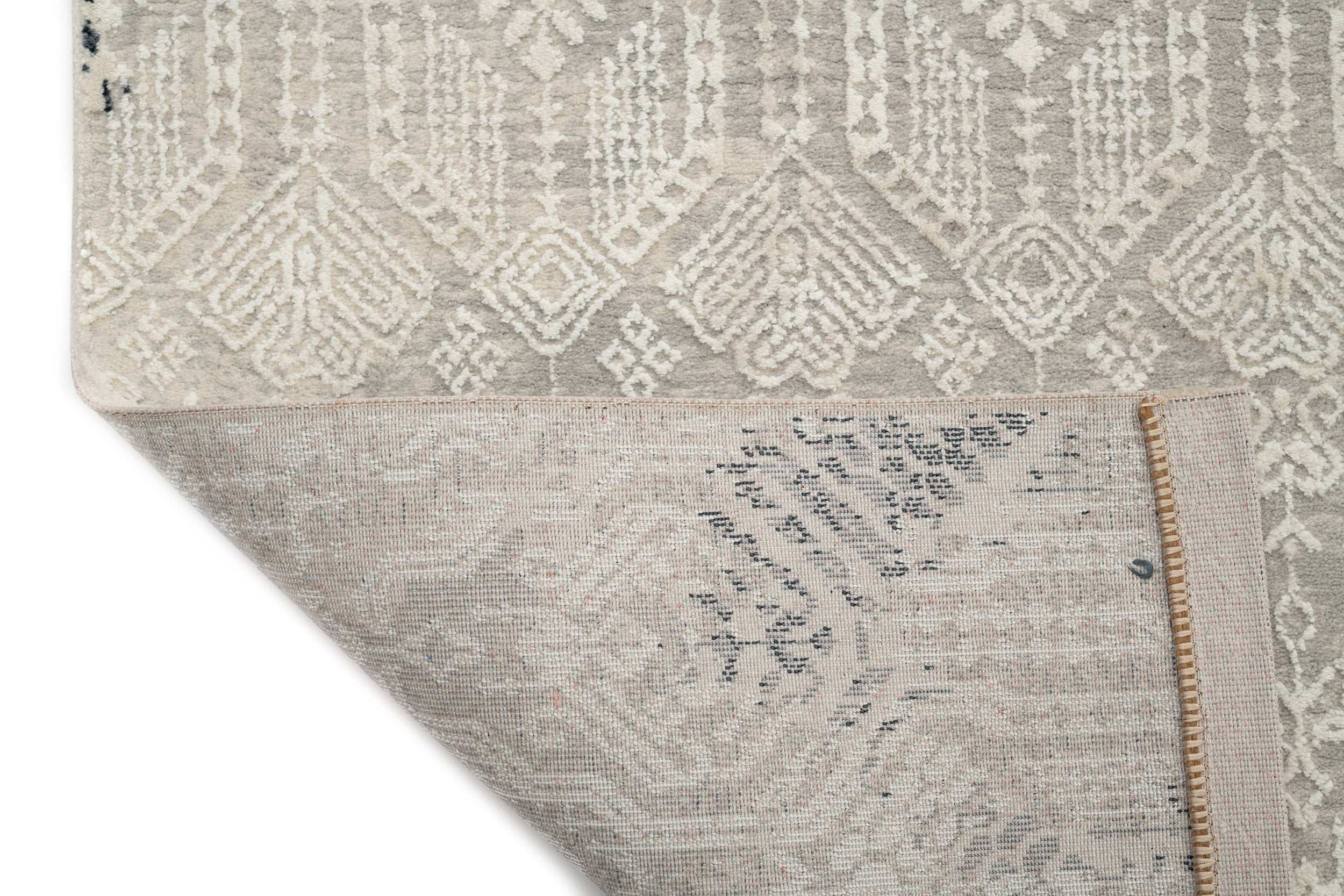 Modern Children's Room Carpet Blue/Cream Polyester/Polypropylene SilaLux 2927A