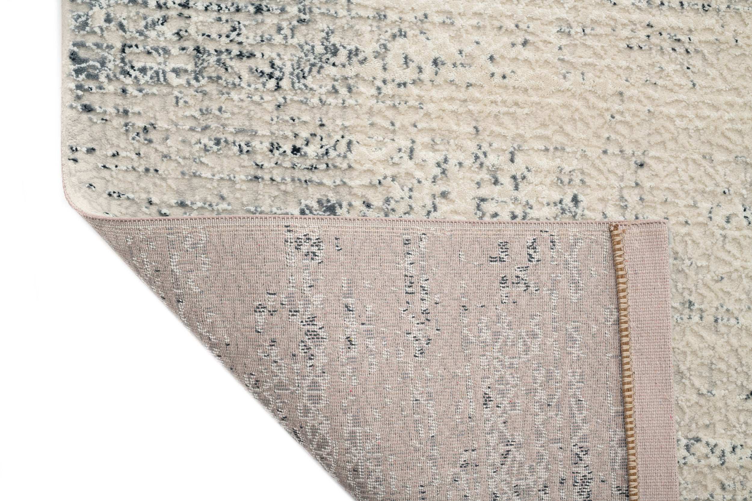 Vintage Living Room Carpet Blue/Grey Polyester/Polypropylene SilaLux 2983A