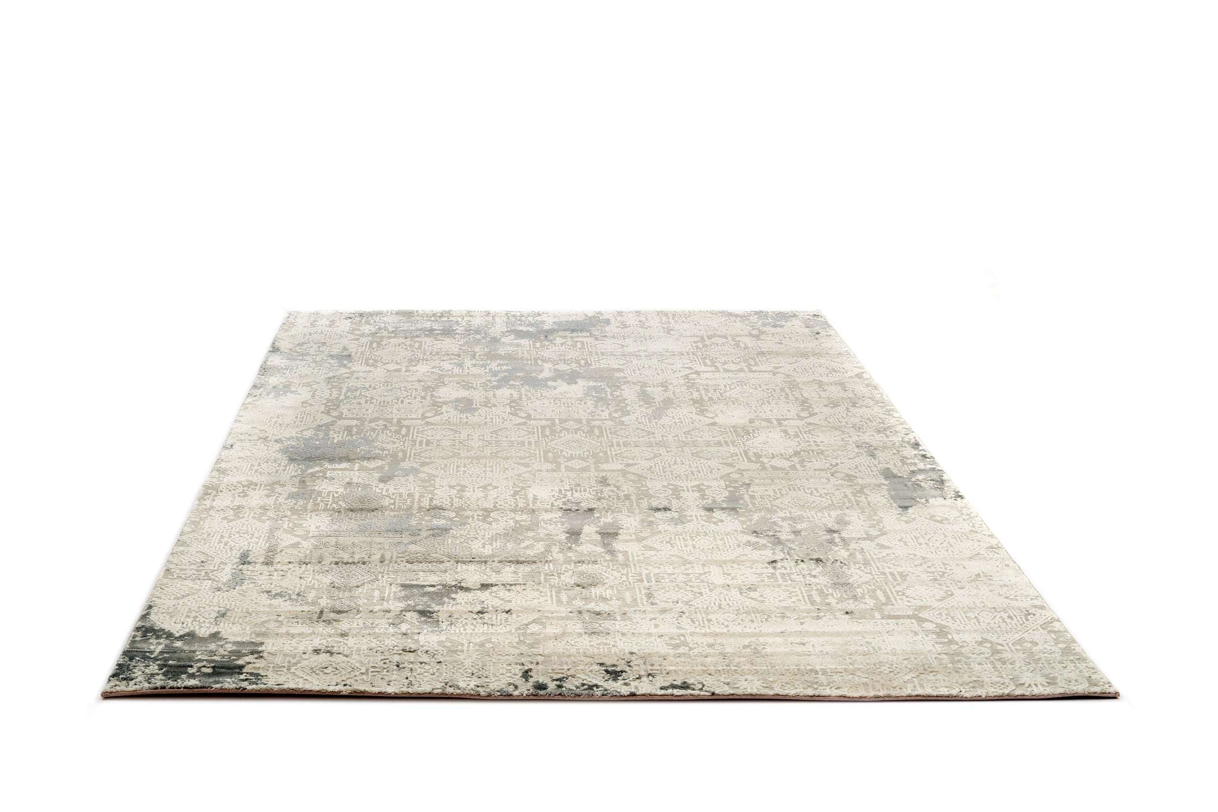 Modern/Abstract Living Room Carpet Blue/Grey Polyester/Polypropylene SilaLux 2953A