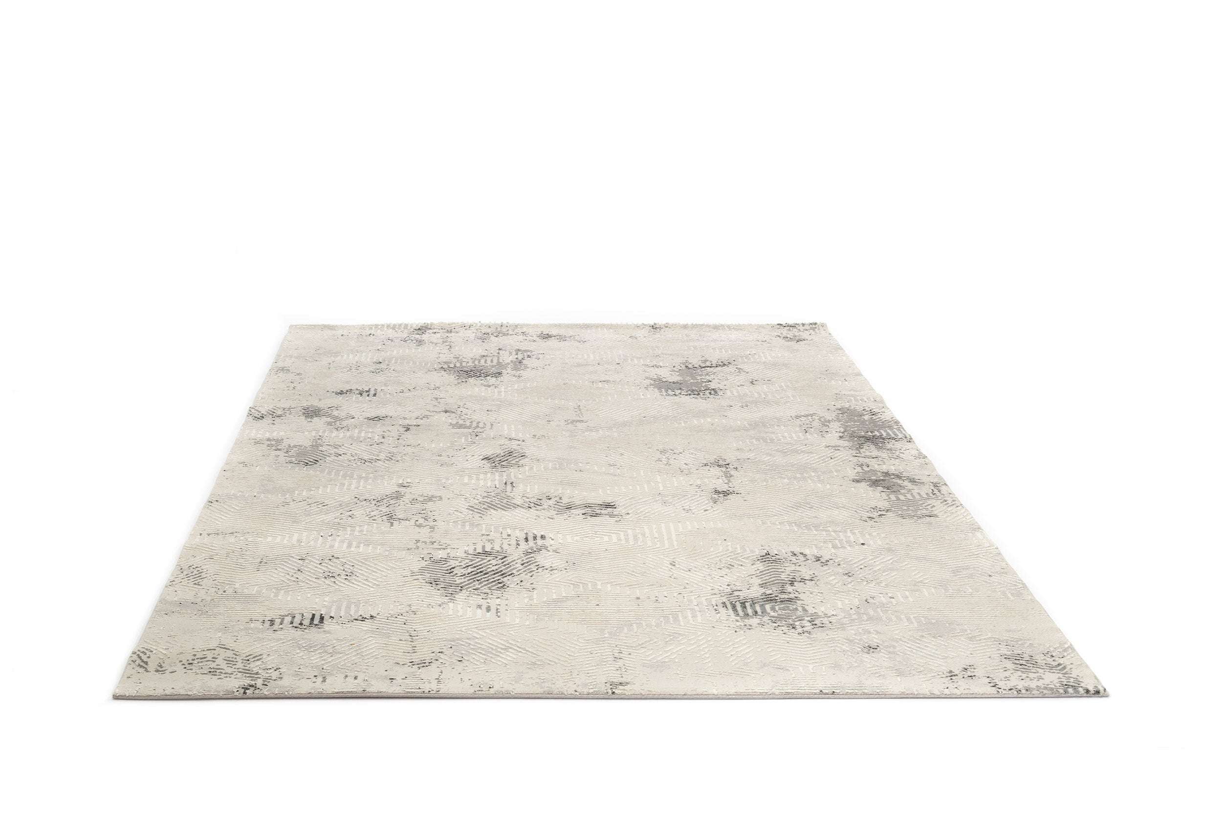 Modern/Abstract Living Room Carpet Grey Polyester/Polypropylene SilaLux 2990A