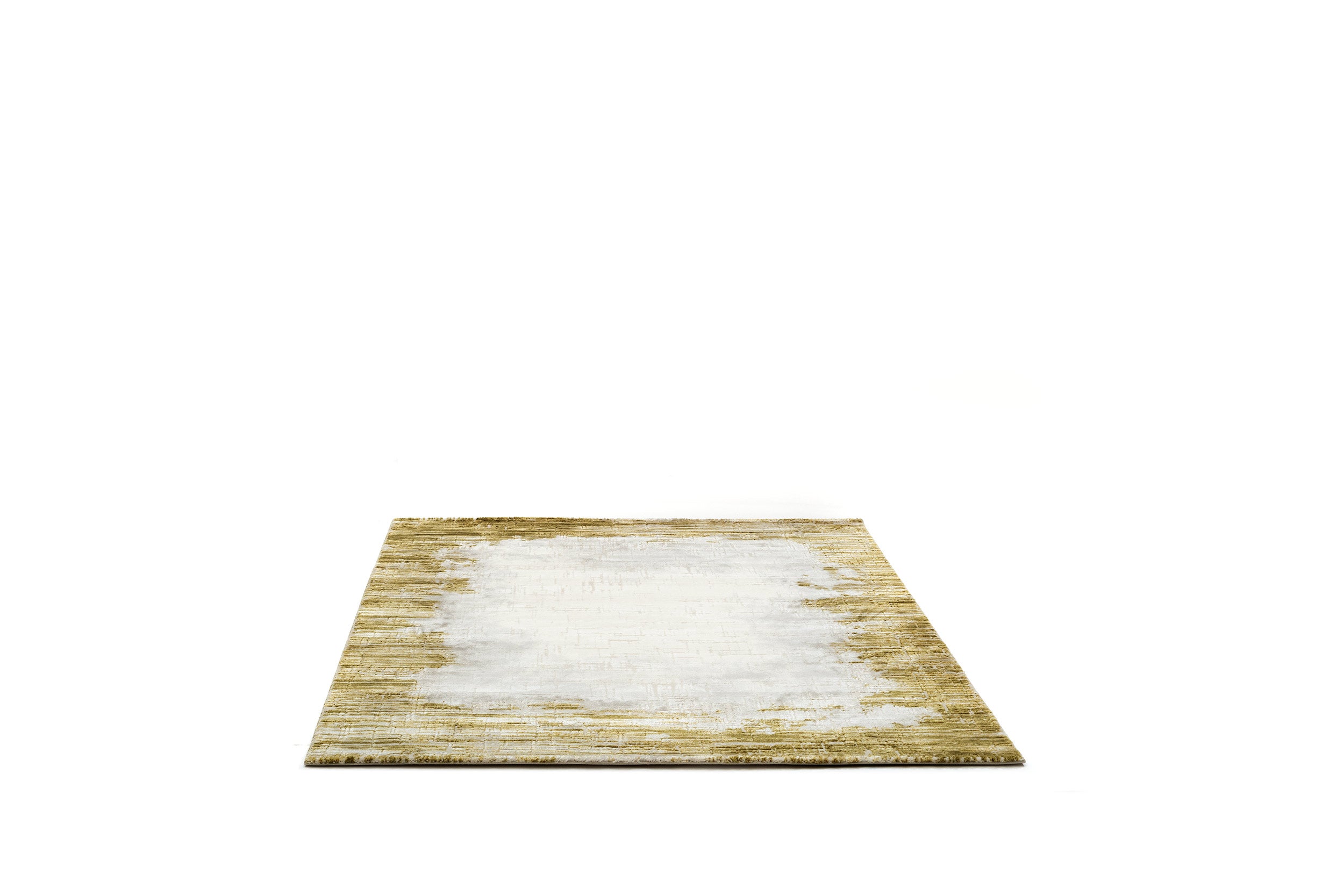 PREMIUM Modern Bedroom Carpet Green/Grey Acrylic Topkapi R007A